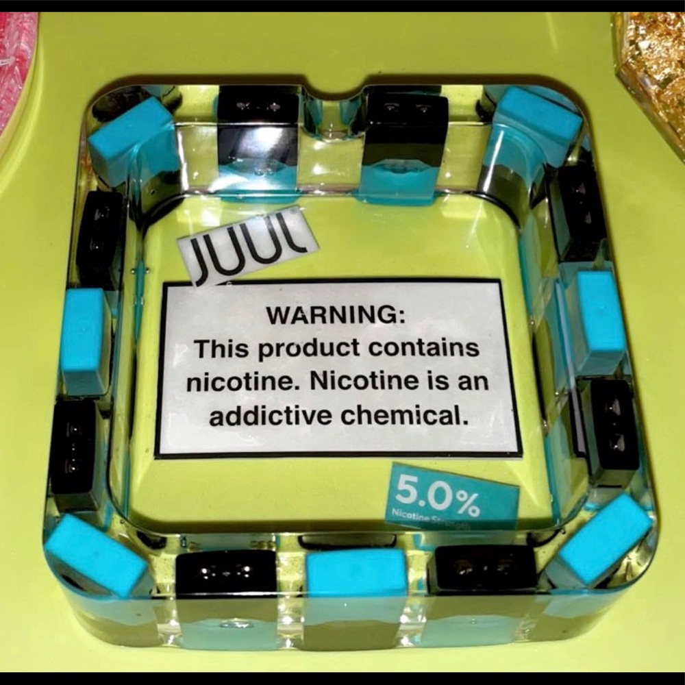 ASHTRAY nic pods teal/black